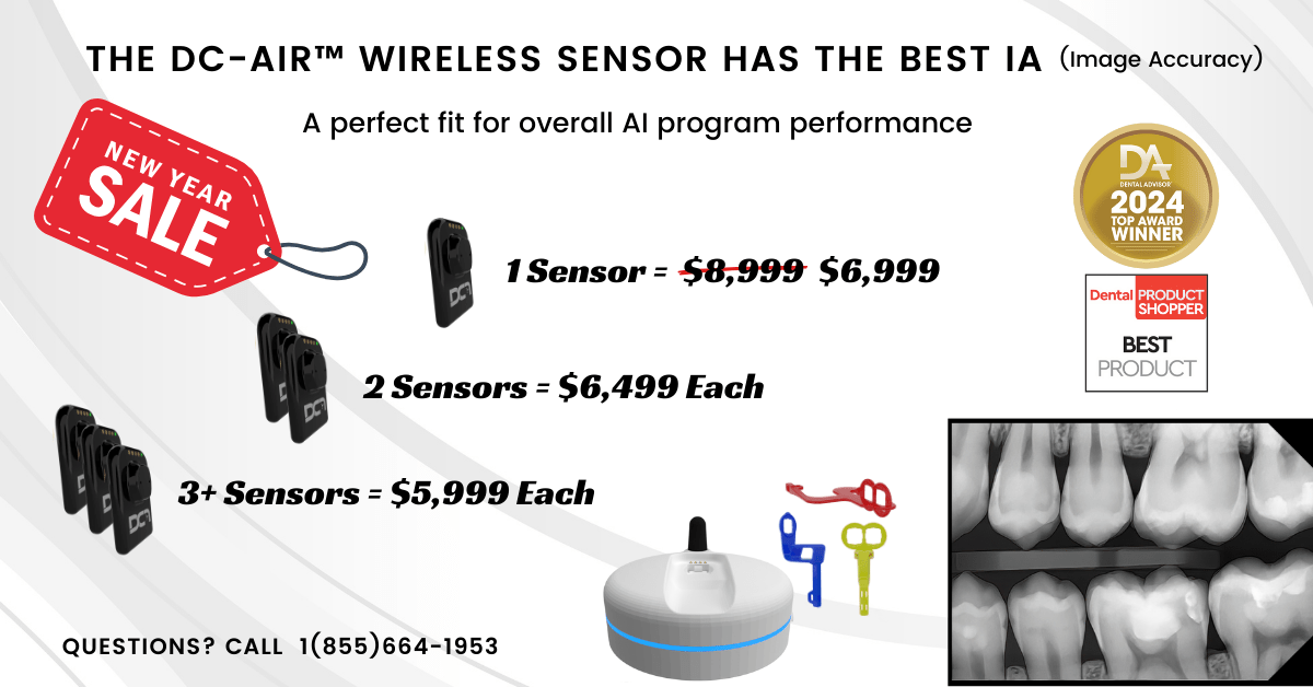 DC-Air™ End of Year Specials: one sensor $6,499, 2 sensors $5999 ea., 3 sensors $5499 ea. 