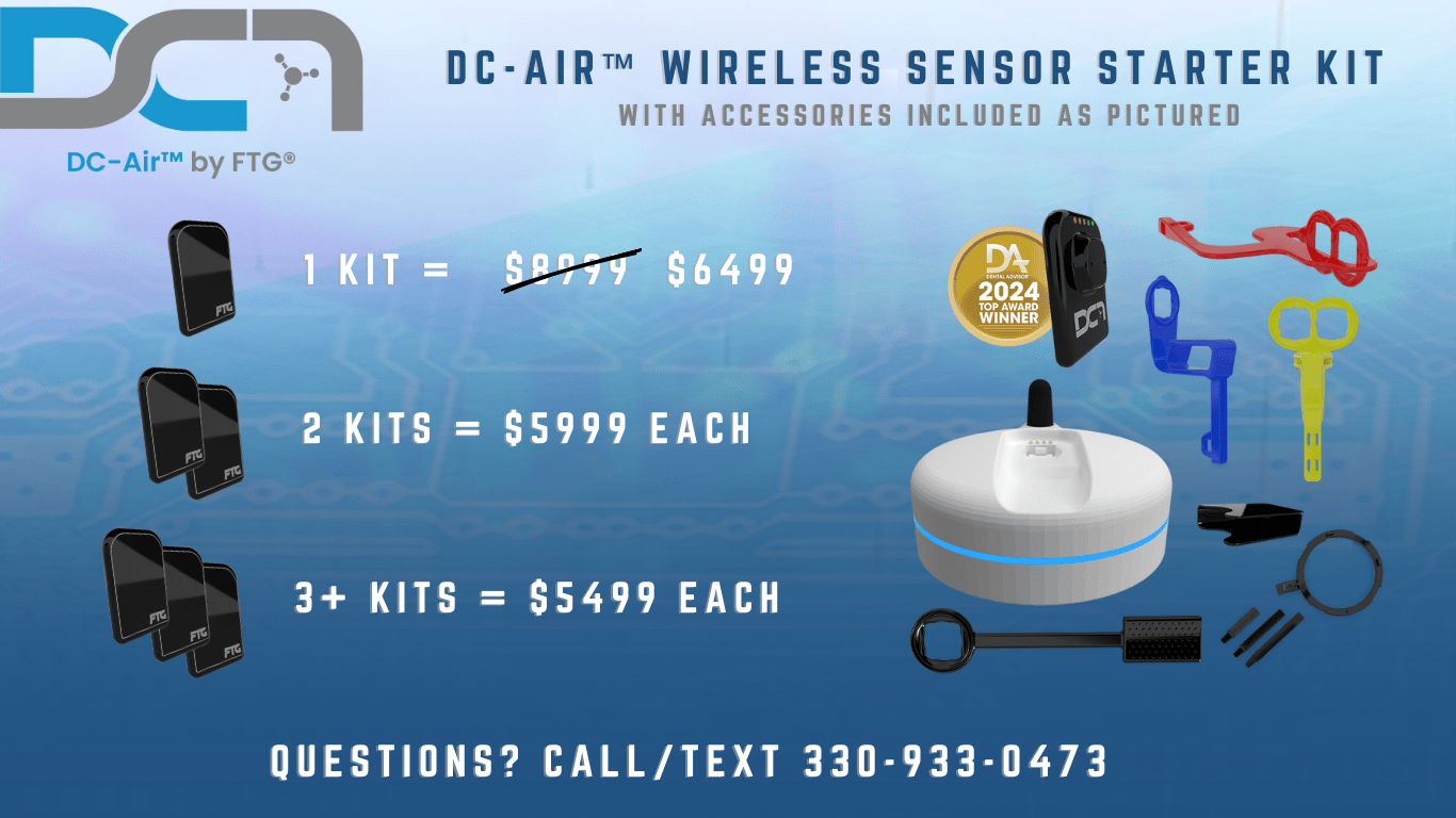 DC-Air™ End of Year Specials: one sensor $6,499, 2 sensors $5999 ea., 3 sensors $5499 ea. 